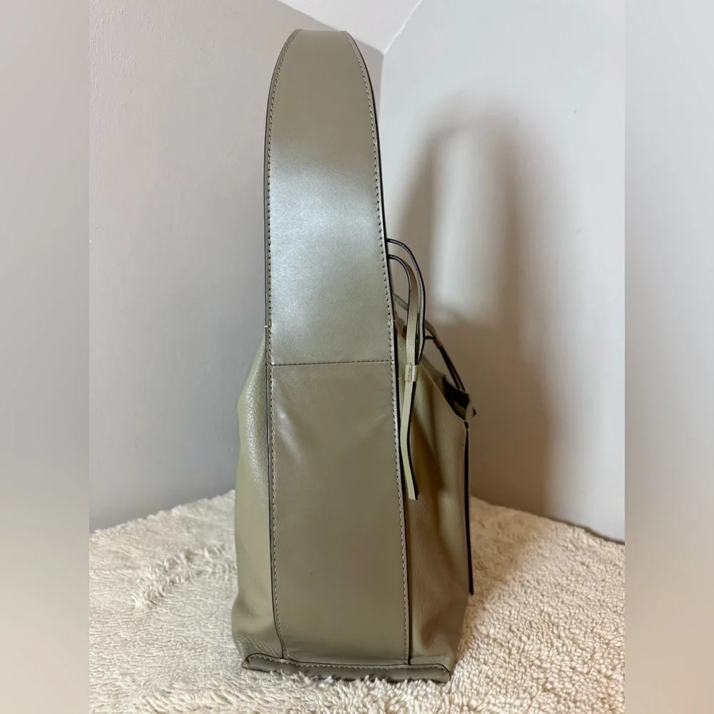 RADLEY LONDON Olive Green Leather Hobo Bag